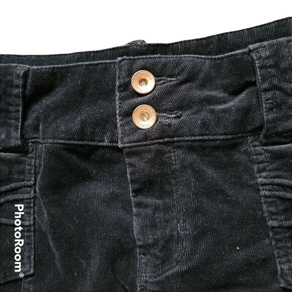 REWIND BLACK CORDUROY SKIRT - 9 - Picture 4 of 7